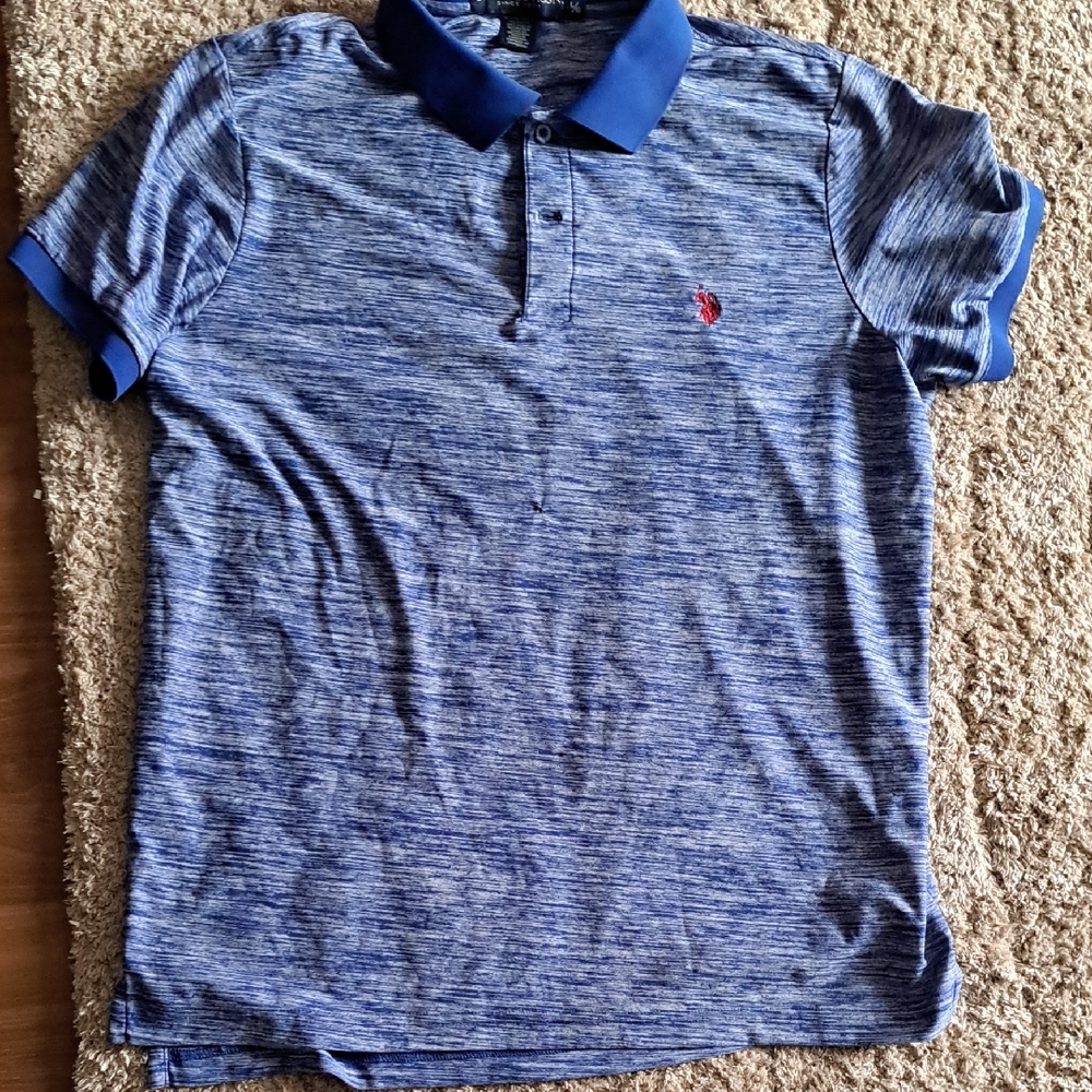 U.S. Polo Assn. Blue Polo Shirt